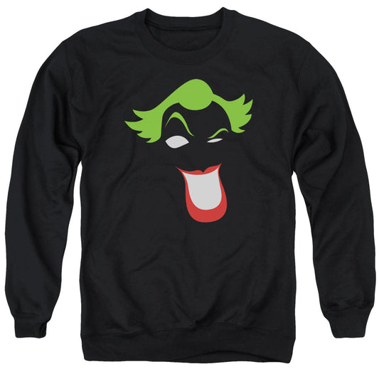 Batman Joker Simplified Mens Crewneck Sweatshirt Black