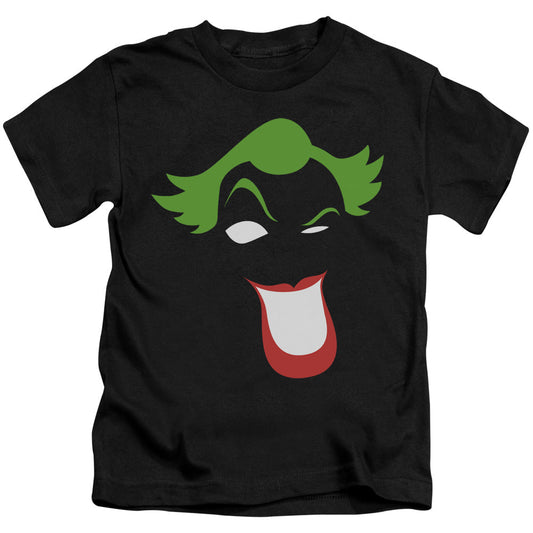 Batman Joker Simplified Juvenile Kids Youth T Shirt Black