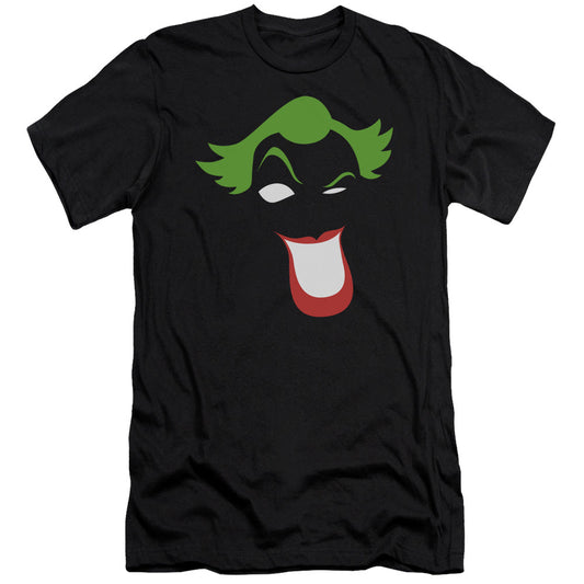 Batman Joker Simplified Slim Fit Mens T Shirt Black