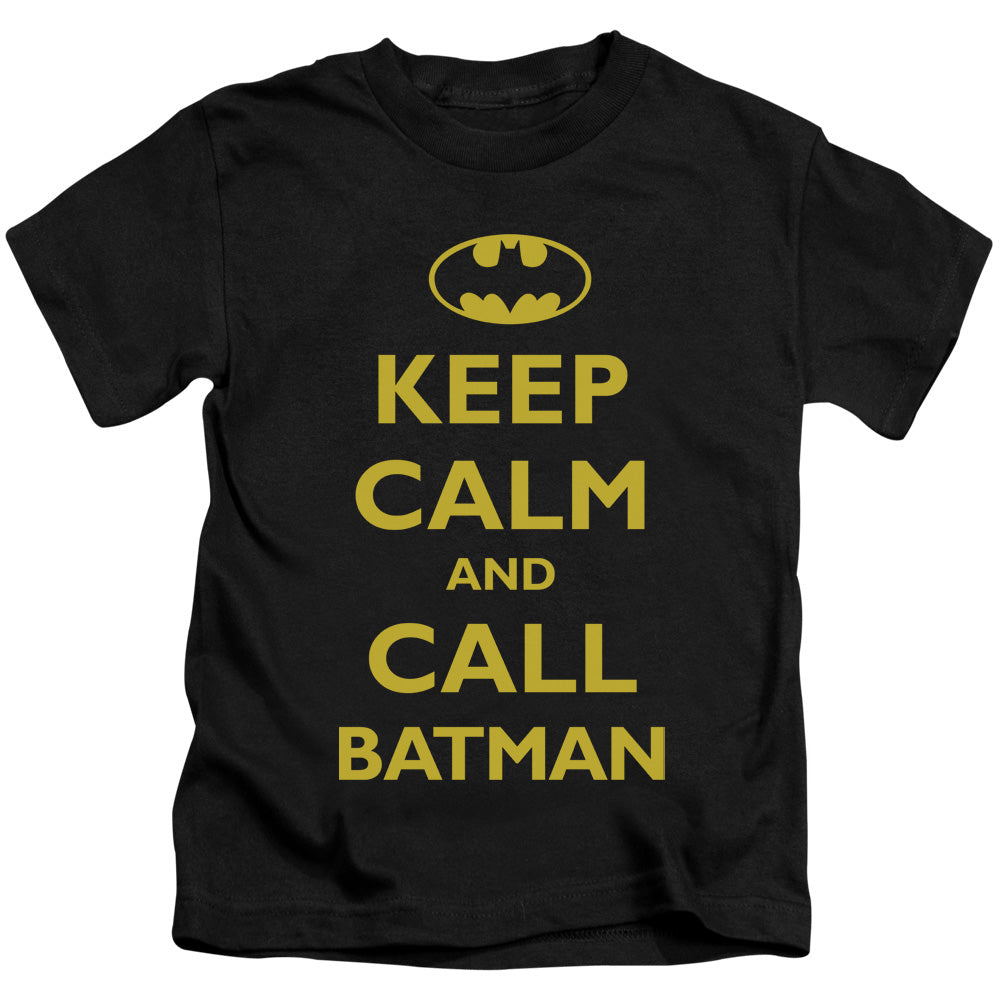 Batman Call Batman Juvenile Kids Youth T Shirt Black