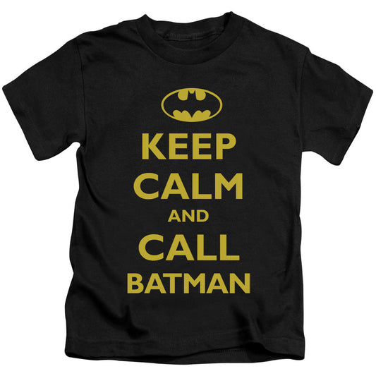 Batman Call Batman Juvenile Kids Youth T Shirt Black