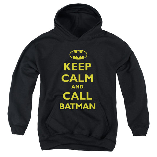 Batman Call Batman Kids Youth Hoodie Black