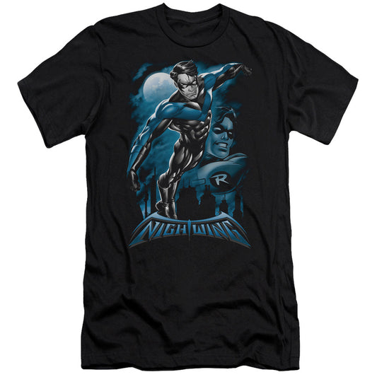Batman All Grown Up Slim Fit Mens T Shirt Black