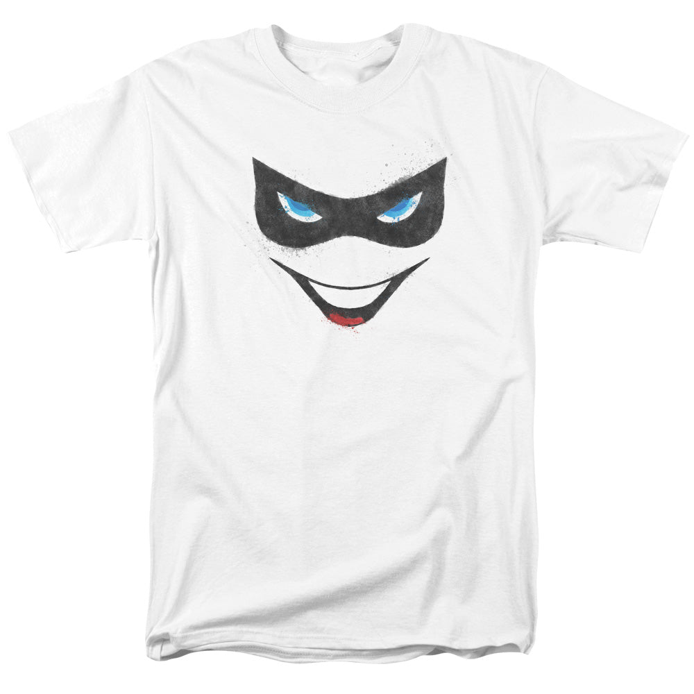 Batman Harley Face Mens T Shirt White