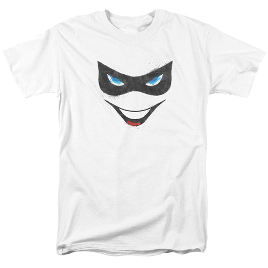 Batman Harley Face Mens T Shirt White