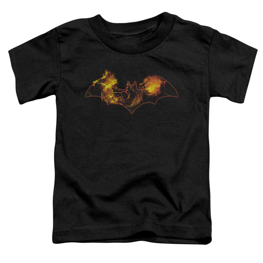 Batman Molten Logo Toddler Kids Youth T Shirt Black