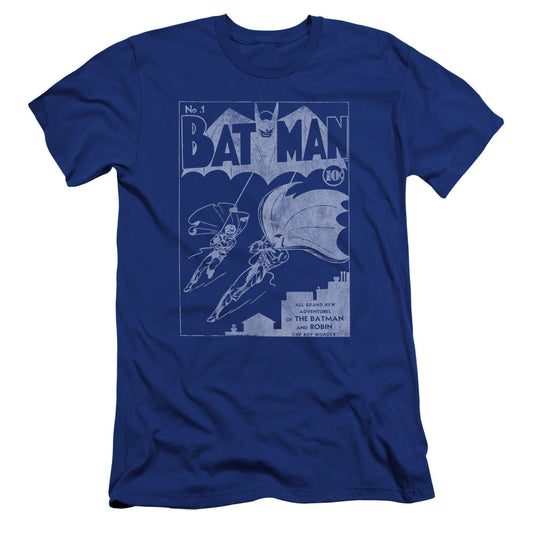 Batman Issue 1 Cover Premium Bella Canvas Slim Fit Mens T Shirt Royal Blue