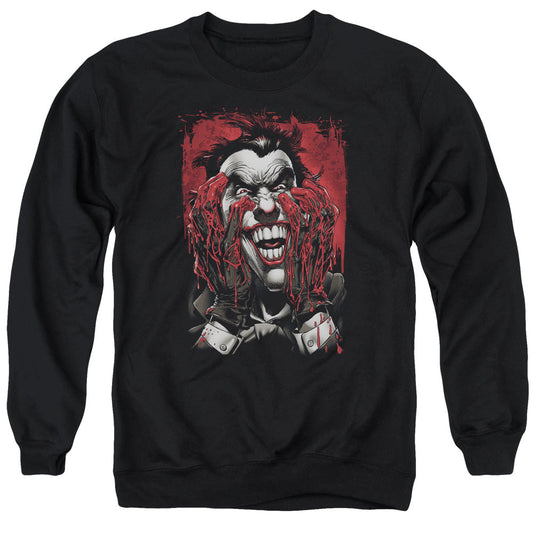 Batman Blood In Hands Mens Crewneck Sweatshirt Black