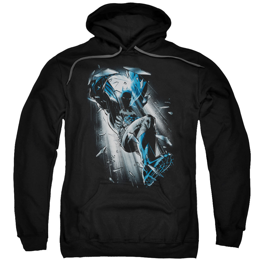 Batman Bat Crash Mens Hoodie Black