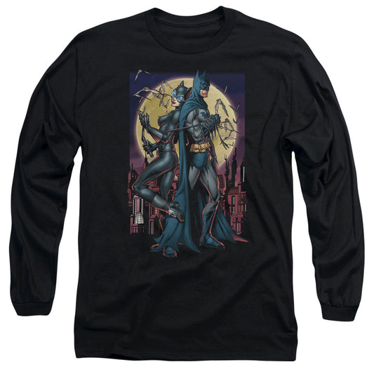 Batman Paint The Town Red Mens Long Sleeve Shirt Black