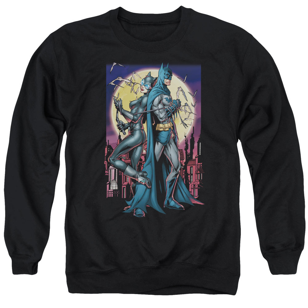 Batman Paint The Town Red Mens Crewneck Sweatshirt Black