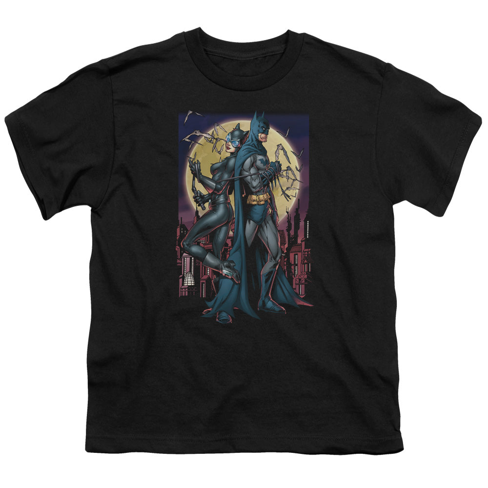 Batman Paint The Town Red Kids Youth T Shirt Black