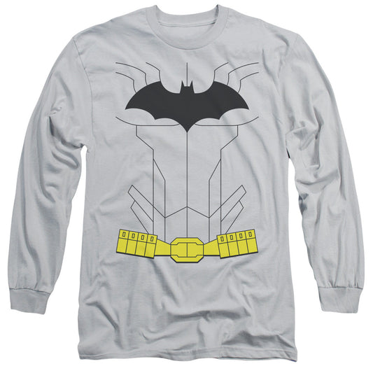 Batman New Batman Uniform Mens Long Sleeve Shirt Silver