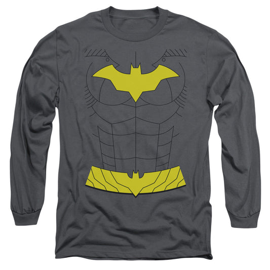 Batman New Batgirl Uniform Mens Long Sleeve Shirt Charcoal