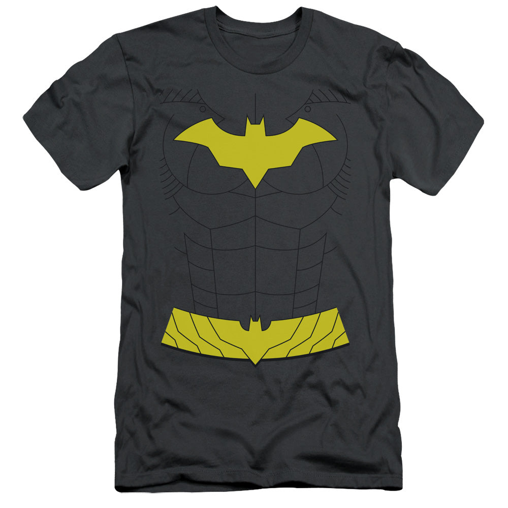 Batman New Batgirl Uniform Slim Fit Mens T Shirt Charcoal