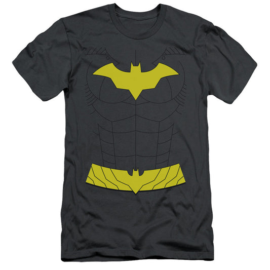 Batman New Batgirl Uniform Slim Fit Mens T Shirt Charcoal