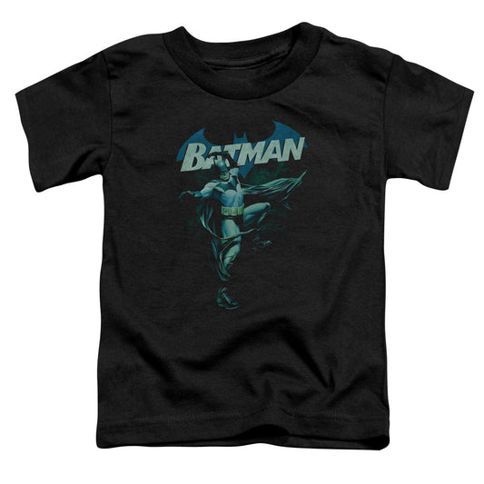 Batman Blue Bat Toddler Kids Youth T Shirt Black