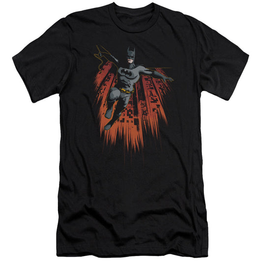 Batman Majestic Premium Bella Canvas Slim Fit Mens T Shirt Black