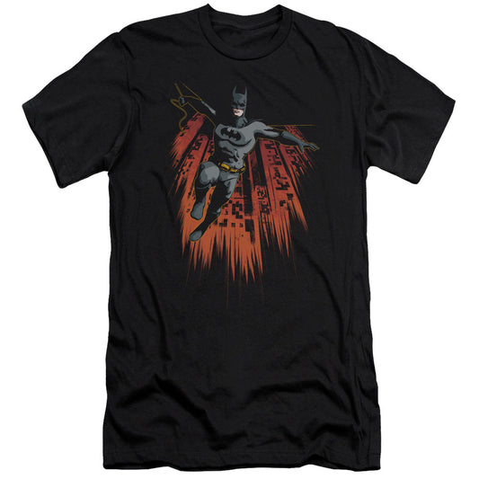 Batman Majestic Slim Fit Mens T Shirt Black