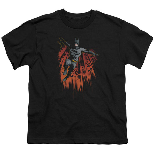 Batman Majestic Kids Youth T Shirt Black