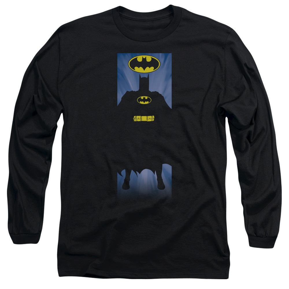 Batman Batman Block Mens Long Sleeve Shirt Black