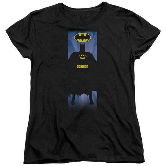 Batman Batman Block Womens T Shirt Black
