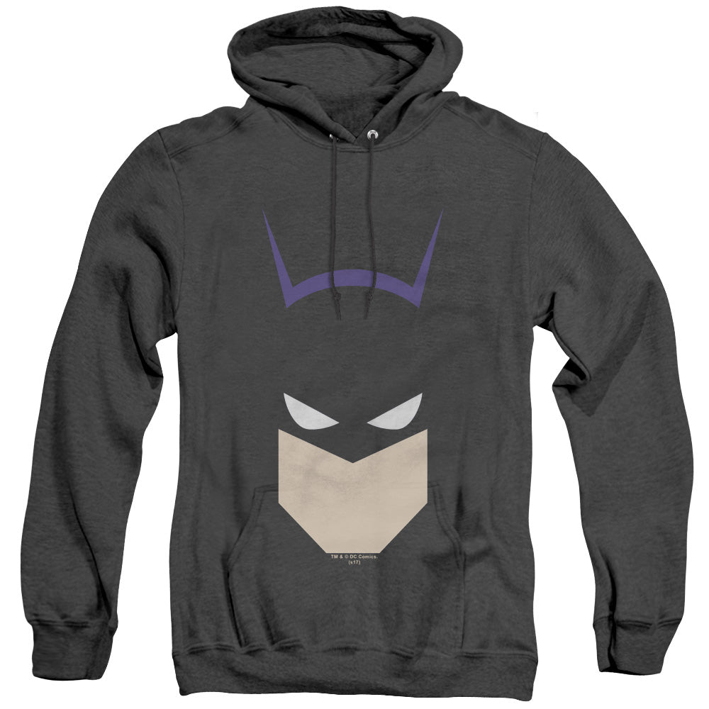 Batman Bat Head Heather Mens Hoodie Black