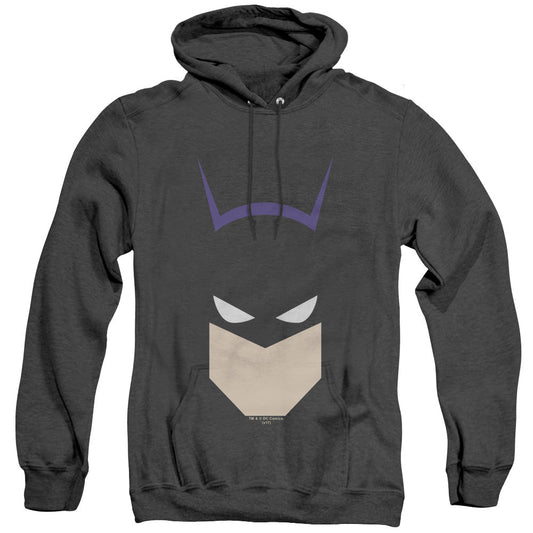 Batman Bat Head Heather Mens Hoodie Black