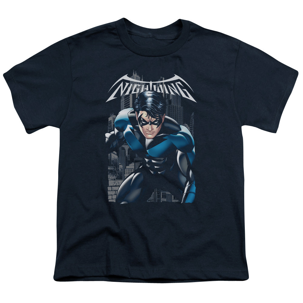 Batman A Legacy Kids Youth T Shirt Navy Blue