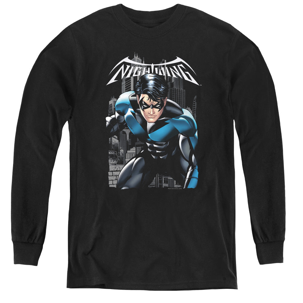 Batman A Legacy Long Sleeve Kids Youth T Shirt Black