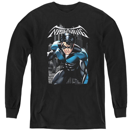 Batman A Legacy Long Sleeve Kids Youth T Shirt Black