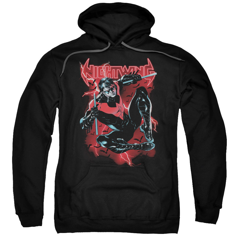 Batman Lightwing Mens Hoodie Black