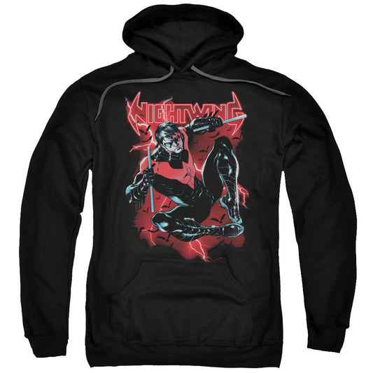 Batman Lightwing Mens Hoodie Black