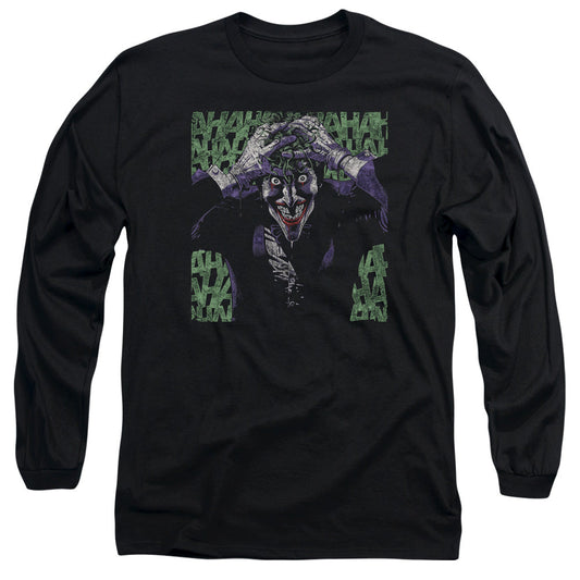Batman Insanity Mens Long Sleeve Shirt Black