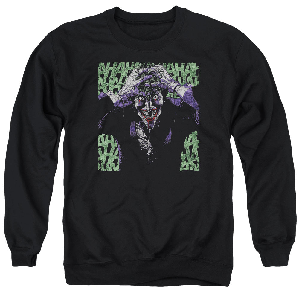 Batman Insanity Mens Crewneck Sweatshirt Black