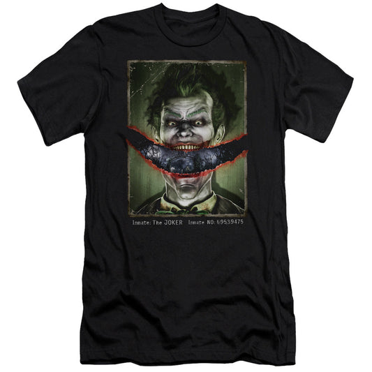 Batman Aa Split Lip Premium Bella Canvas Slim Fit Mens T Shirt Black