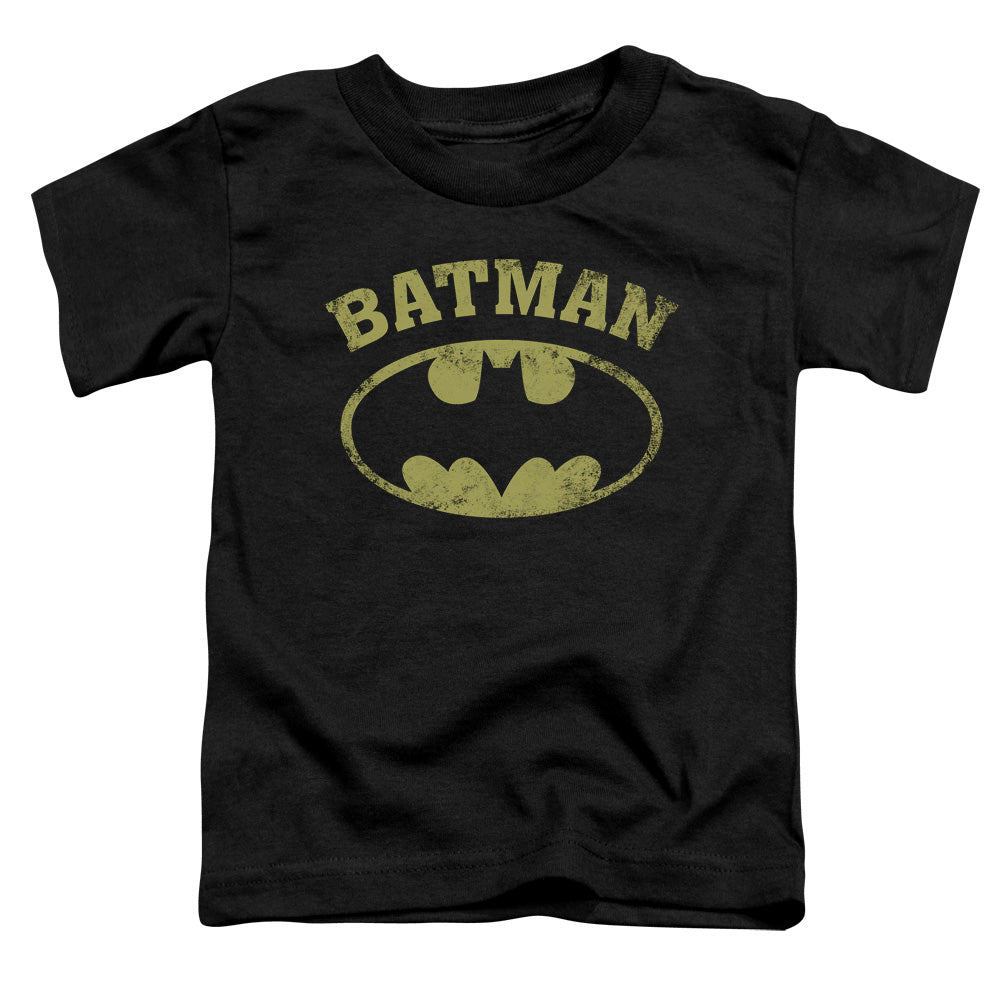 Batman Over Symbol Toddler Kids Youth T Shirt Black