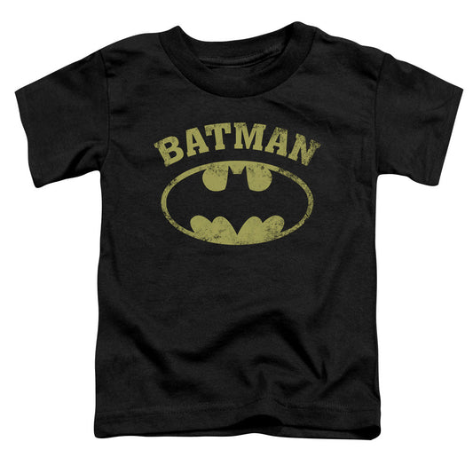 Batman Over Symbol Toddler Kids Youth T Shirt Black