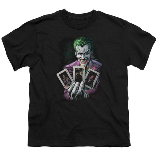 Batman 3 Of A Kind Kids Youth T Shirt Black