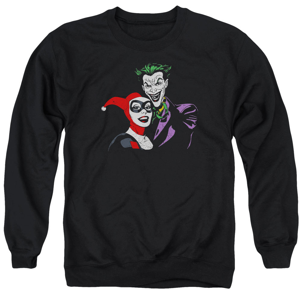 Batman Joker & Harley Mens Crewneck Sweatshirt Black