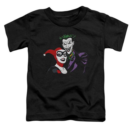 Batman Joker & Harley Toddler Kids Youth T Shirt Black