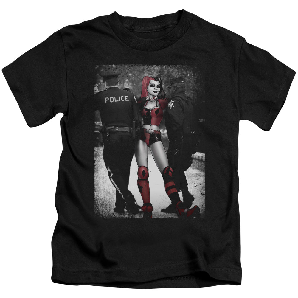 Batman Arrest Juvenile Kids Youth T Shirt Black