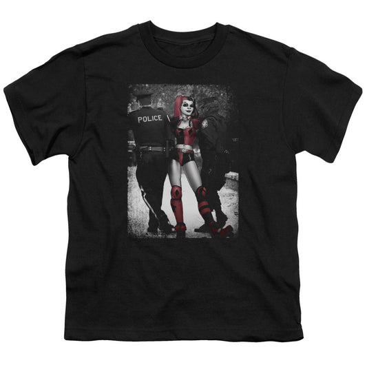 Batman Arrest Kids Youth T Shirt Black