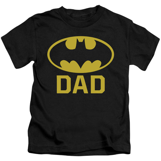 Batman Bat Dad Juvenile Kids Youth T Shirt Black