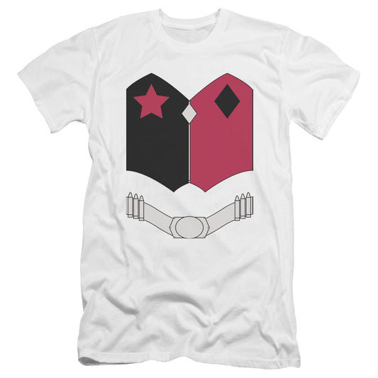 Batman New Hq Uniform Premium Bella Canvas Slim Fit Mens T Shirt White