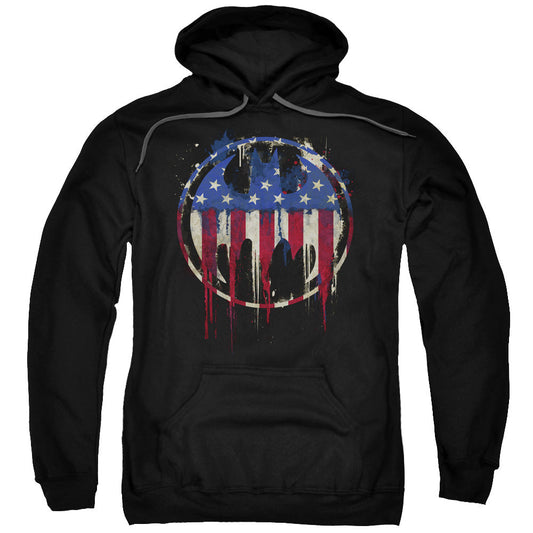 Batman Bleeding Signal Mens Hoodie Black