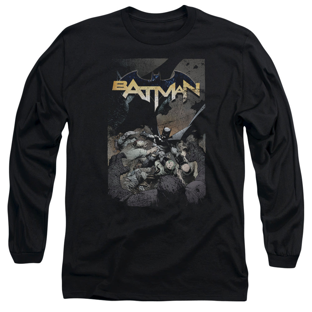 Batman Batman One Mens Long Sleeve Shirt Black