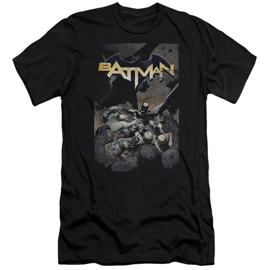 Batman Batman One Premium Bella Canvas Slim Fit Mens T Shirt Black