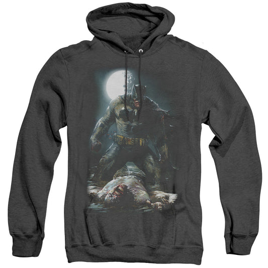 Batman Mudhole Heather Mens Hoodie Black