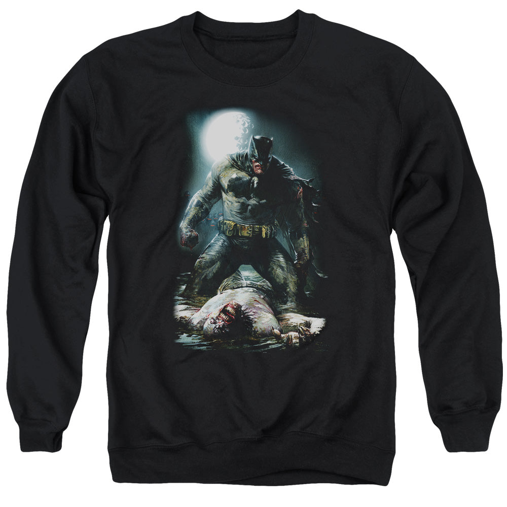 Batman Mudhole Mens Crewneck Sweatshirt Black